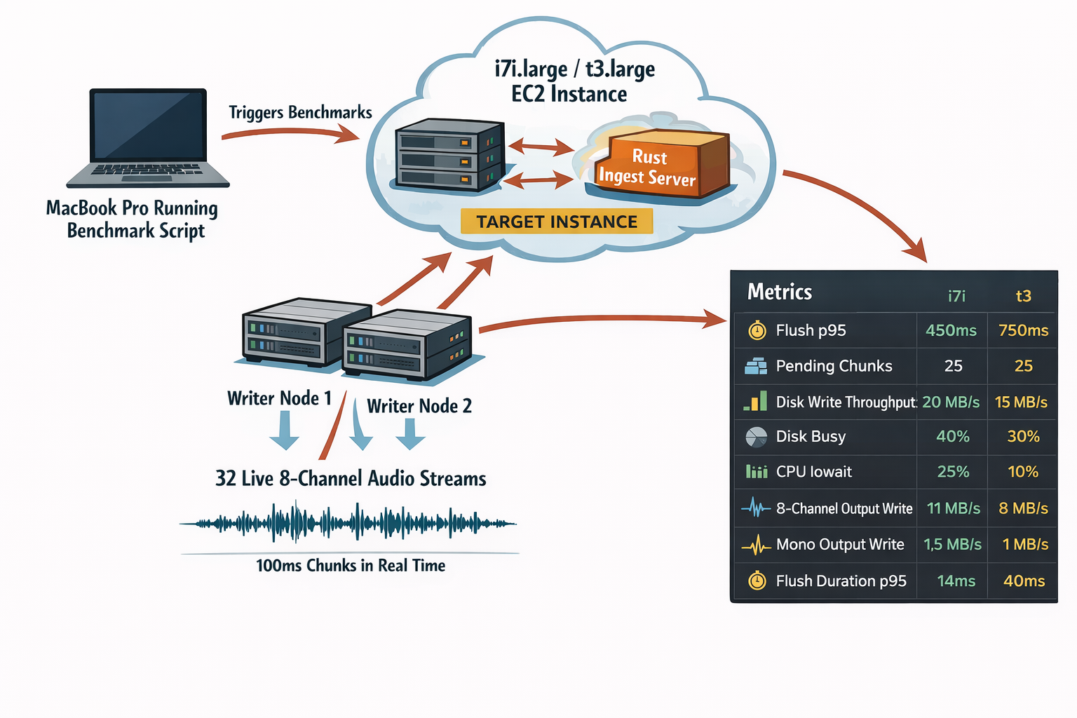 Benchmark architecture overview